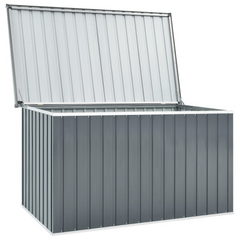 Grey Garden Storage Box 171x99x93 cm - Durable & Stylish Outdoor Chest