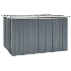 Grey Garden Storage Box 171x99x93 cm - Durable & Stylish Outdoor Chest