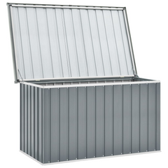 Garden Storage Box Grey 149x99x93 cm - Durable and Versatile Outdoor Storage Solution