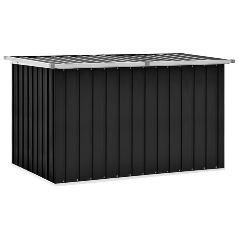 Anthracite Garden Storage Box - 149x99x93 cm | Durable Outdoor Storage Solution