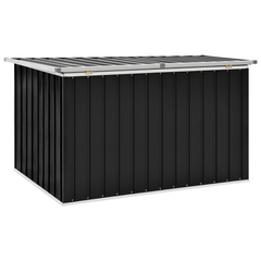 Anthracite Garden Storage Box - 149x99x93 cm | Durable Outdoor Storage Solution