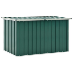 Green Garden Storage Box 149x99x93 cm – Weather-Resistant Outdoor Organizer