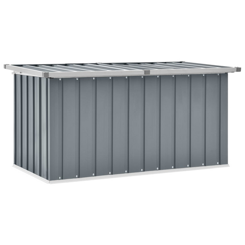 Garden Storage Box Grey 129x67x65 cm - Durable, Stylish & Versatile Outdoor Storage Solution