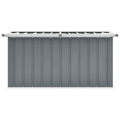 Garden Storage Box Grey 129x67x65 cm - Durable, Stylish & Versatile Outdoor Storage Solution