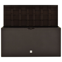 Garden Storage Box - Brown, 114x47x60 cm - Durable & Stylish Outdoor Solution