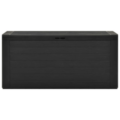 Anthracite Garden Storage Box - 116x44x55 cm - Durable, Weather-Resistant & Multi-Purpose Outdoor Storage Chest