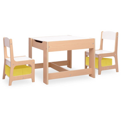 Children's Table with 2 Chairs MDF - Multipurpose Play & Craft Set