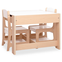 Children's Table with 2 Chairs MDF - Multipurpose Play & Craft Set