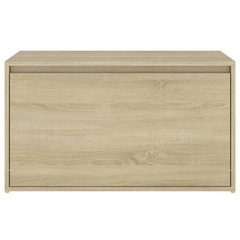 Sonoma Oak Hall Bench 80x40x45 cm - Stylish Engineered Wood Storage Solution