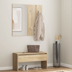 Hallway Furniture Set in Sonoma Oak - Engineered Wood, Stylish Entryway Solution