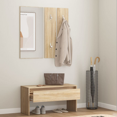 Hallway Furniture Set in Sonoma Oak - Engineered Wood, Stylish Entryway Solution