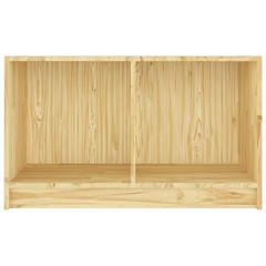 TV Cabinet 70x33x42 cm Solid Pinewood - Modern Design, Ample Storage Space