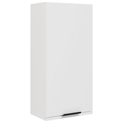 Wall-mounted Bathroom Cabinet - Sleek White | 32x20x67 cm | Space-Saving, Modern Design