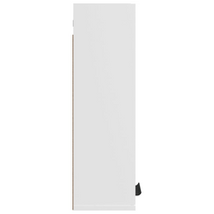 Wall-mounted Bathroom Cabinet - Sleek White | 32x20x67 cm | Space-Saving, Modern Design