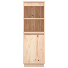 Solid Pinewood Highboard - Contemporary Storage Solution (37x34x110 cm)