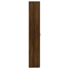 Office Cabinet Brown Oak 60x32x190 cm - Premium Engineered Wood