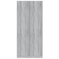 vidaXL Wardrobe Grey Sonoma 90x50x200 cm - Premium Engineered Wood