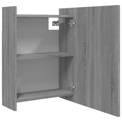 Bathroom Mirror Cabinet Grey Sonoma 62.5x20.5x64 cm Engineered Wood