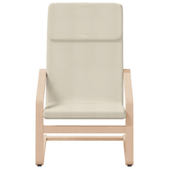 Relaxing Chair in Cream Fabric - Perfect Comfort & Elegance