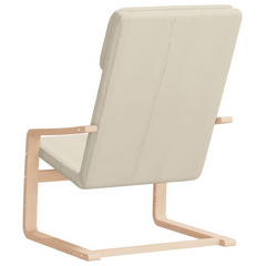 Relaxing Chair in Cream Fabric - Perfect Comfort & Elegance