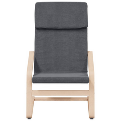 Relaxing Chair in Dark Grey Fabric - Ultimate Comfort & Style