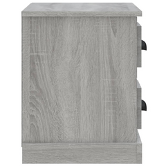 Elegant Bedside Cabinet Grey Sonoma 60x35.5x45 cm