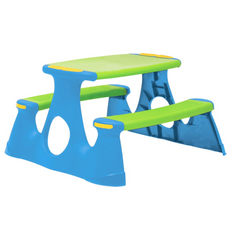 Children's Picnic Bench - Durable 89.5x84.5x48 cm Polypropylene - Perfect for Outdoor Play and Crafts