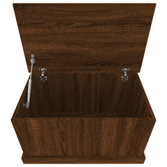 Brown Oak Storage Box - 70x40x38 cm, Engineered Wood, Multipurpose Organizer