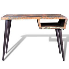 Reclaimed Wood Desk with Iron Legs - High-Quality, Handmade Furniture