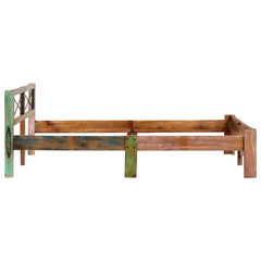 Bed Frame without Mattress Solid Reclaimed Wood 160x200 cm