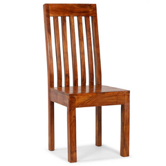 Dining Chairs Set of 6 - Solid Acacia Wood, Modern & Elegant Design