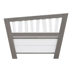 Storage Bench Corky Grey and White - Stylish & Practical Toy Storage Solution