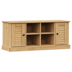 Shoe Bench VIGO - Solid Pine Wood, Rustic Storage Solution, 106x35x45 cm