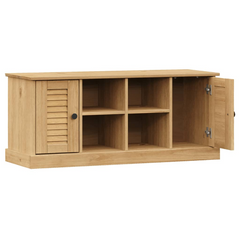 Shoe Bench VIGO - Solid Pine Wood, Rustic Storage Solution, 106x35x45 cm