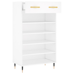 Shoe Cabinet White 60x35x105 cm Engineered Wood - Organize Your Shoes in Style