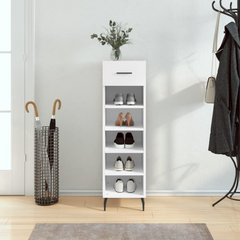 Shoe Cabinet White 30x35x105 cm - Organize Your Shoes in Style