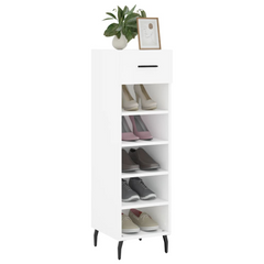 Shoe Cabinet White 30x35x105 cm - Organize Your Shoes in Style