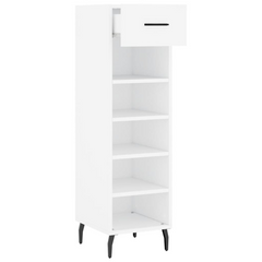 Shoe Cabinet White 30x35x105 cm - Organize Your Shoes in Style