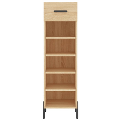 Shoe Cabinet Sonoma Oak - Elegant & Durable Storage Solution - 30x35x105 cm Engineered Wood