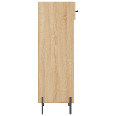 Shoe Cabinet Sonoma Oak - Elegant & Durable Storage Solution - 30x35x105 cm Engineered Wood