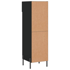 Black Shoe Cabinet - Stylish Storage Solution (30x35x105 cm)