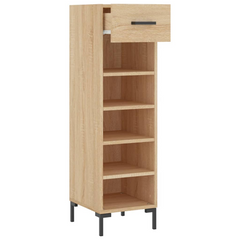 Shoe Cabinet Sonoma Oak 30x35x105 cm - Organize and Beautify Your Space