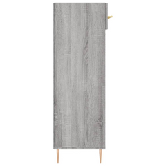 Shoe Cabinet Grey Sonoma 60x35x105 cm - Engineered Wood