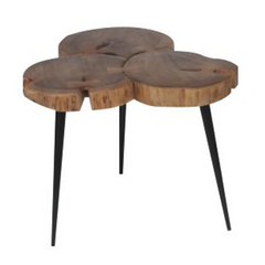 Side Table 3 Blocks Wood | Modern & Elegant Design