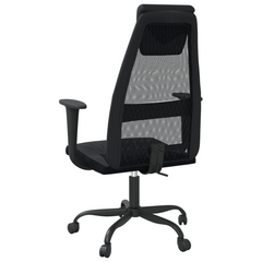 Office Chair Black Mesh Fabric and Faux Leather - Upgrade Your Working Experience with Comfort