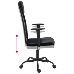 Office Chair Black Mesh Fabric and Faux Leather - Upgrade Your Working Experience with Comfort