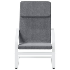 Relaxing Chair Dark Grey Fabric - Comfortable & Stylish Seating for Home & Office