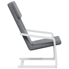 Relaxing Chair Dark Grey Fabric - Comfortable & Stylish Seating for Home & Office