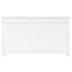 White Solid Wood Pine Storage Box 80x40x45.5 cm – Stylish & Practical Home Organization Solution