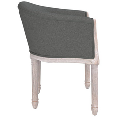 Dark Grey Fabric Dining Chair - Elegant & Comfortable Seating Solution